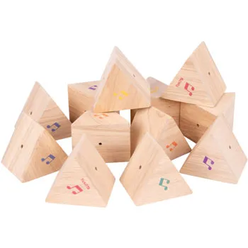 Wooden Sound Prisms Set of 12 - Modern Teaching Aids NZ