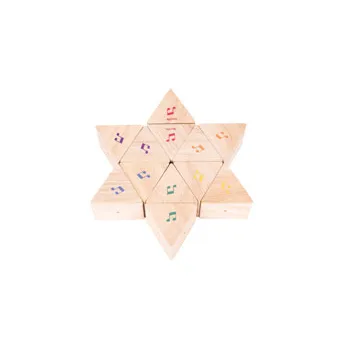 Wooden Sound Prisms Set of 12 - Modern Teaching Aids NZ