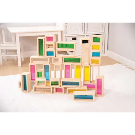 Rainbow Bricks - Pack of 36 - Modern Teaching Aids NZ