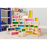 Rainbow Bricks - Pack of 36 - Modern Teaching Aids NZ