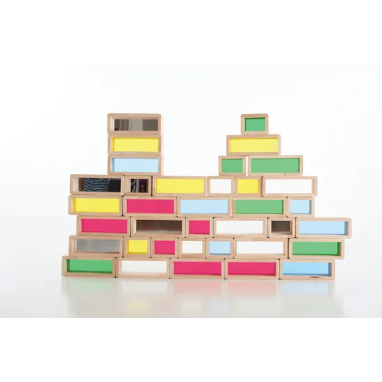 Rainbow Bricks - Pack of 36 - Modern Teaching Aids NZ