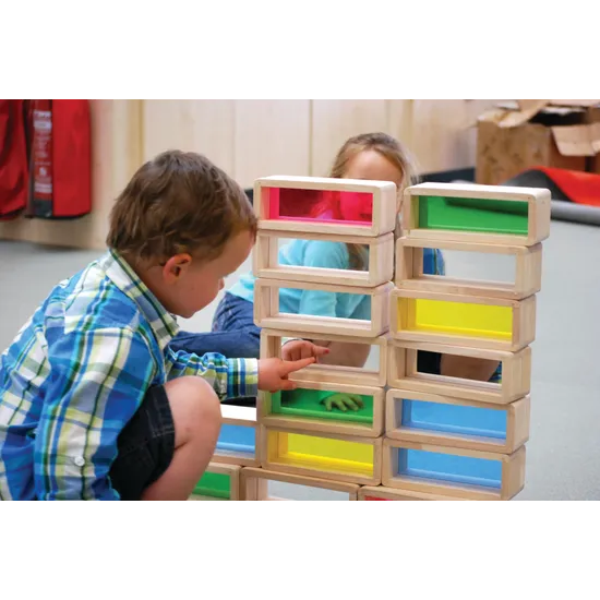 Rainbow Bricks - Pack of 36 - Modern Teaching Aids NZ