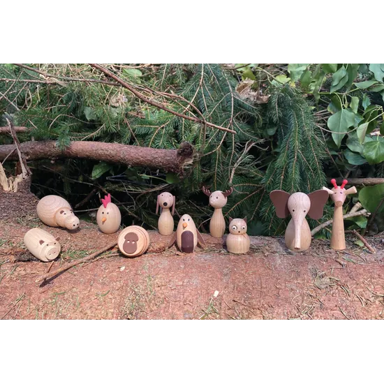 Wooden Animal Friends Set of 10 - Modern Teaching Aids NZ