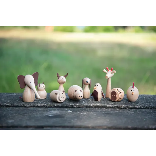 Wooden Animal Friends Set of 10 - Modern Teaching Aids NZ