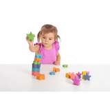 Rainbow Wooden Stars Set of 21 - Modern Teaching Aids NZ