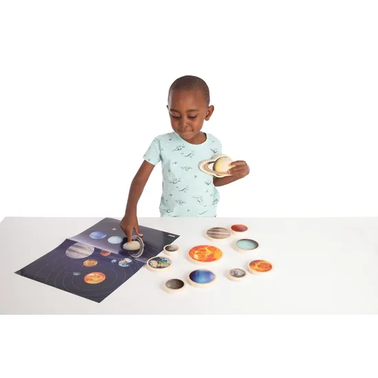 Wooden Solar System Discs - Modern Teaching Aids NZ