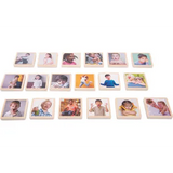 My Emotions Wooden Tiles Set of 18 - Modern Teaching Aids NZ