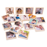 My Emotions Wooden Tiles Set of 18 - Modern Teaching Aids NZ