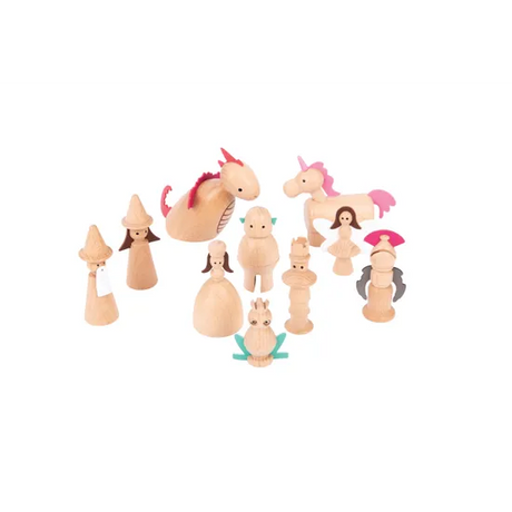 Wooden Enchanted Figures Set of 10 - Modern Teaching Aids NZ