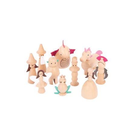 Wooden Enchanted Figures Set of 10 - Modern Teaching Aids NZ