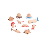 Wooden Sea Creatures Set of 10 - Modern Teaching Aids NZ
