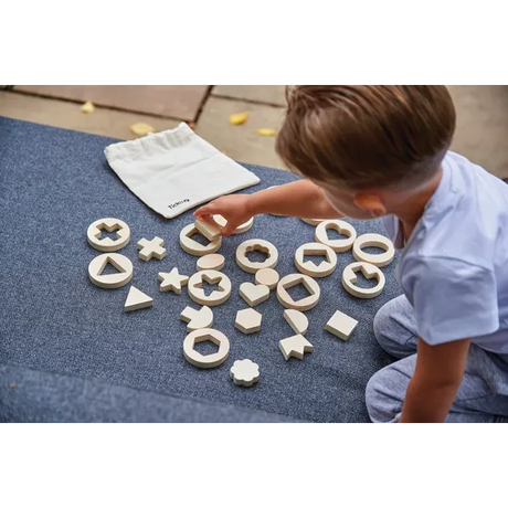 Inside Outside Wooden Shapes Set of 14 - Modern Teaching Aids NZ