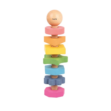 Rainbow Wooden Shape Twister - Modern Teaching Aids NZ