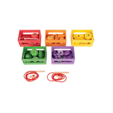 Wooden Sorting Fruit & Vegetable Crates 27pc - Modern Teaching Aids NZ