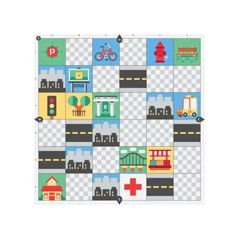 Cubetto Big City Map - Modern Teaching Aids NZ