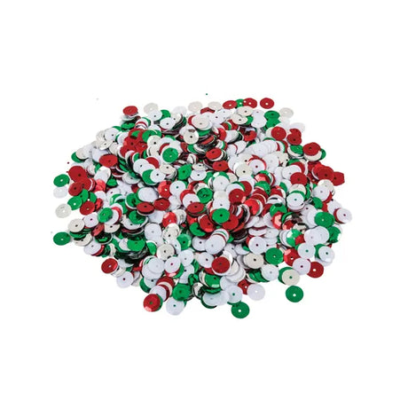 Christmas Cup Sequins - 50g Pack - Modern Teaching Aids NZ