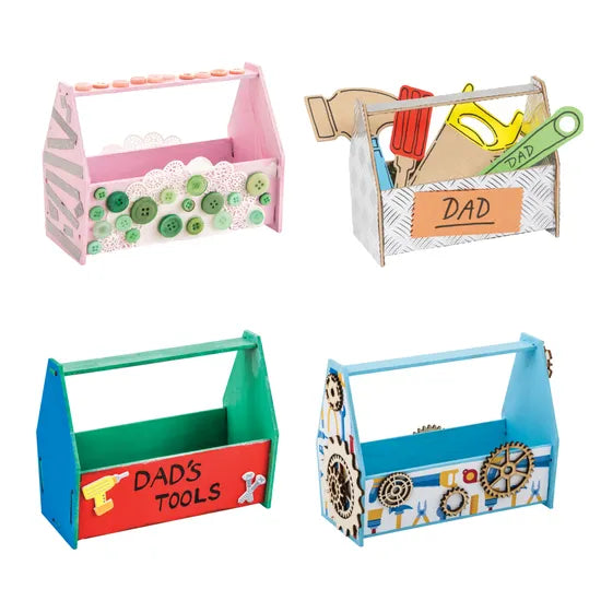 Creatistics Wooden Tool & Planter Boxes- Pack of 10 - Modern Teaching Aids NZ