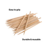 Wooden Scratch Board Tools - Pack of 20