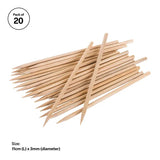 Wooden Scratch Board Tools - Pack of 20