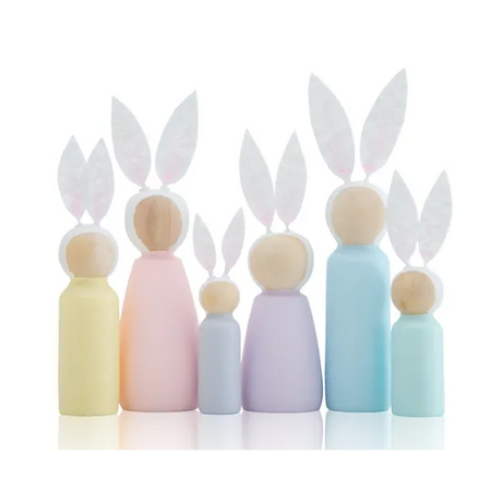 Wooden Family - Set of 6 - Modern Teaching Aids NZ