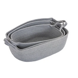 MTA Spaces Large Woven Cotton Baskets Set of 3 - Modern Teaching Aids NZ