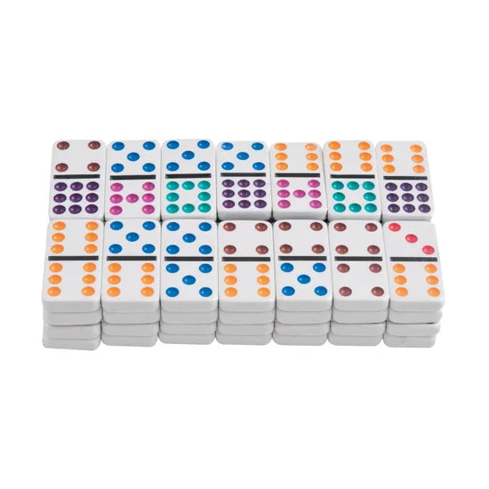 Teachables Dominoes - 9 x 9 Coloured Dots - Modern Teaching Aids NZ