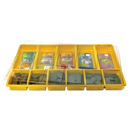 Teachables Money Tray - Plastic Organizer - Modern Teaching Aids NZ