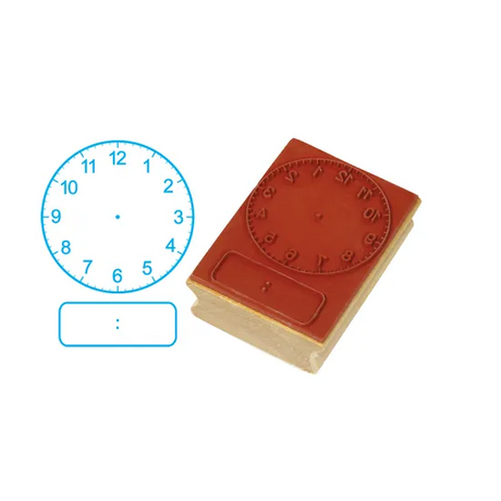 Teachables Stamp Clock - Digital & Analogue, Hours and Minutes - Modern Teaching Aids NZ