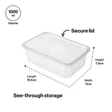 Re ct Containers Large 1000ml - Modern Teaching Aids NZ