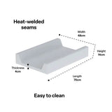 Max & Rosie Baby Change Mat Welded Seam - Grey 70x48cm - Modern Teaching Aids NZ