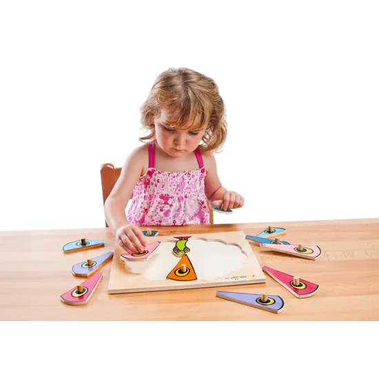 Peacock Mosaic Puzzle 12 Pieces - Modern Teaching Aids NZ