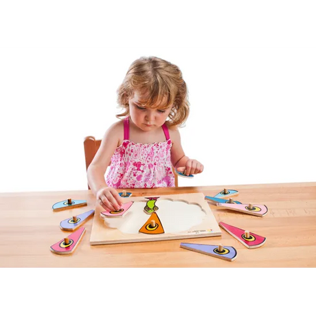 Peacock Mosaic Puzzle 12 Pieces - Modern Teaching Aids NZ