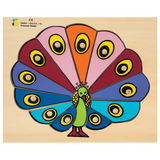 Peacock Mosaic Puzzle 12 Pieces - Modern Teaching Aids NZ