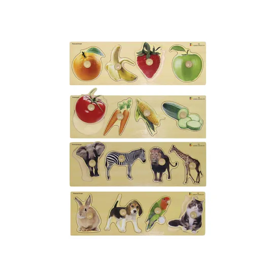 Doron Jumbo Knob Toddler Puzzle Set of 4