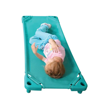 Childrens Sleeping Bed 56 X 140cm Teal Green - Modern Teaching Aids NZ