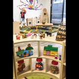 Natural Spaces 2 Shelf Curved Shelf - Modern Teaching Aids NZ