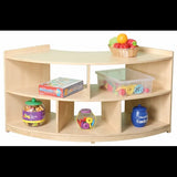 Natural Spaces 2 Shelf Curved Shelf - Modern Teaching Aids NZ