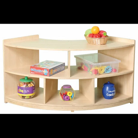 Natural Spaces 2 Shelf Curved Shelf - Modern Teaching Aids NZ