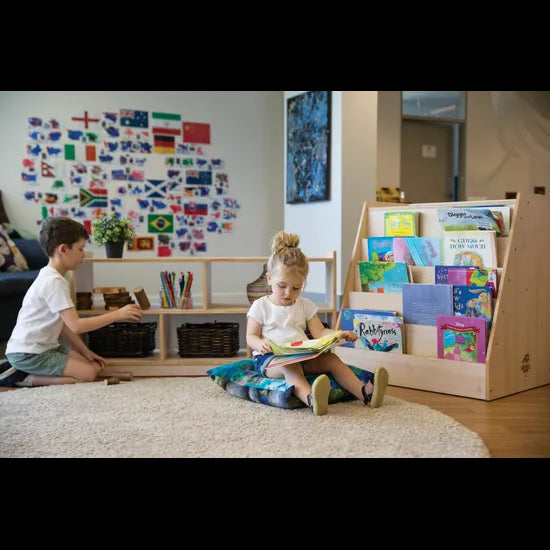 Natural Spaces Open Back Two Level Shelf - Modern Teaching Aids NZ