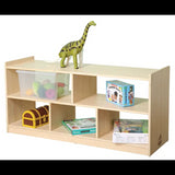 Natural Spaces Open Back Two Level Shelf - Modern Teaching Aids NZ
