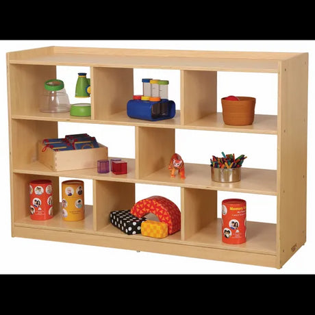 Natural Spaces - Open Back Triple Shelf - Modern Teaching Aids NZ