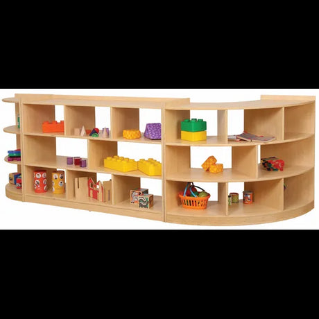 Natural Spaces - Open Back Triple Shelf Kit - Modern Teaching Aids NZ