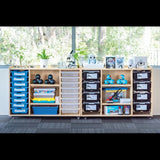 Natural Spaces - Storage Unit with Whiteboard - Modern Teaching Aids NZ
