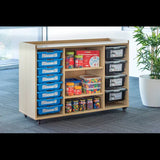 Natural Spaces - Storage Unit with Whiteboard - Modern Teaching Aids NZ