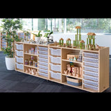 Natural Spaces Whiteboard Storage Unit & Trays - Modern Teaching Aids NZ