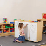 Natural Spaces Whiteboard Storage Unit & Trays - Modern Teaching Aids NZ