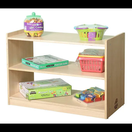 Natural Spaces 2 Shelf Open Back - Modern Teaching Aids NZ