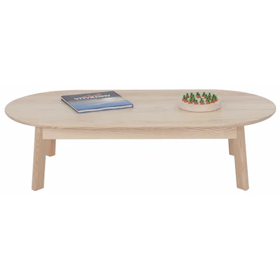 Harmony Education - Solid Timber Oval Low Table - 30 cm (H) - Modern Teaching Aids NZ