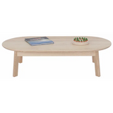 Harmony Education - Solid Timber Oval Low Table - 30 cm (H) - Modern Teaching Aids NZ