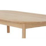 Harmony Education - Solid Timber Oval Low Table - 30 cm (H) - Modern Teaching Aids NZ